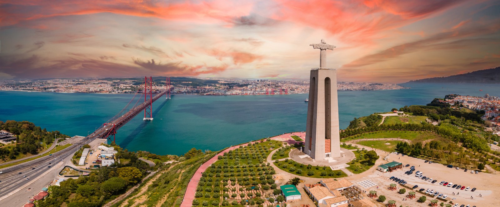 Cristo Rei et le panorama sur Lisbonne