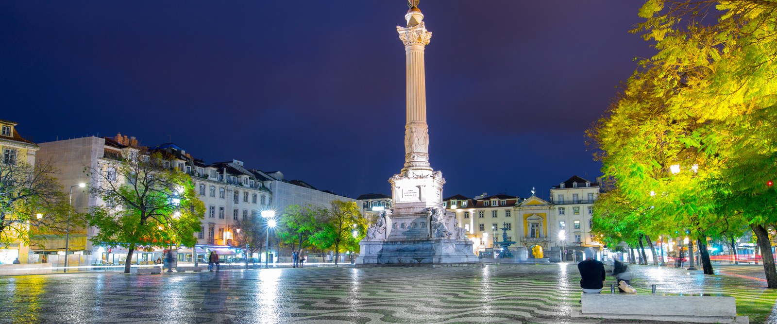 Le Rossio, place vivante de Lisbonne